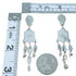 Multicolor Silver Southwest Post Dangle Earrings YX71122